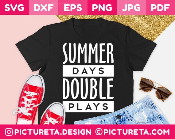 Download Baseball Mom Svg Summer Days Double Plays Svg Sports Svg Etsy