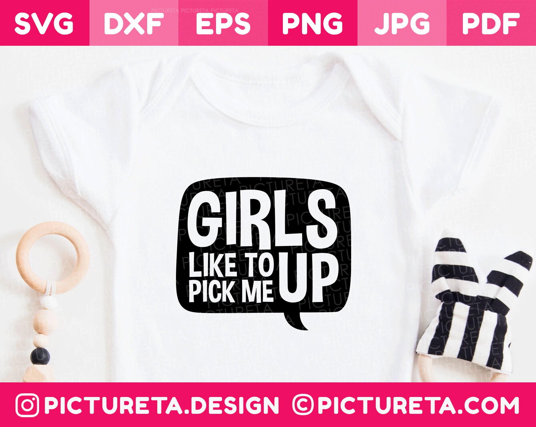 Download Baby Boy Svg Funny Svg Baby Svg Girls Like To Pick Me Up Etsy