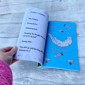 Ocd, journal, self help book, isolation gifts, anxiety, ocd awareness, self care, planner, ocd help, diary, colouring book, anxiety help image 7