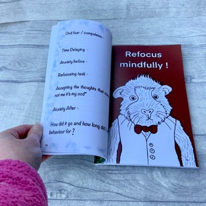 Ocd, journal, self help book, isolation gifts, anxiety, ocd awareness, self care, planner, ocd help, diary, colouring book, anxiety help image 6