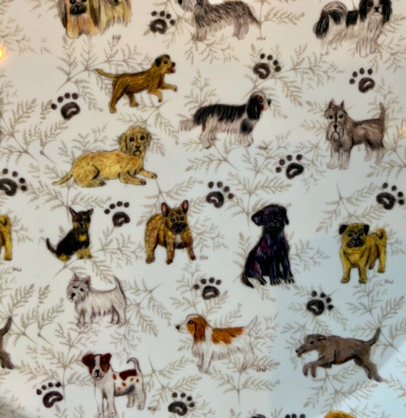 New Dog Print Plates Dinner Plates Kitchenware Childrens Plates Valentines Gifts for Her Dog plastic Party Plates Kitchen Dog Gifts Etsy UK