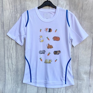 Nuevo, conejillo de indias, camiseta, ropa deportiva, top deportivo, camiseta, regalos de conejillo de indias, camisa de conejillo de indias, cavy, ropa de mujer, ropa de mujer, verano