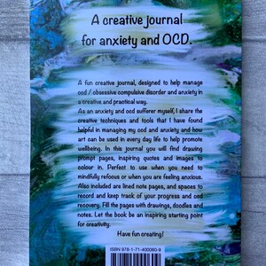 Ocd, journal, self help book, isolation gifts, anxiety, ocd awareness, self care, planner, ocd help, diary, colouring book, anxiety help image 3