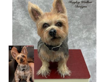 Custom plush dog, small custom pet plush, dog replica, dog memorial, realistic dog, life like dog, pet replica, dog clone, poseable, plushie