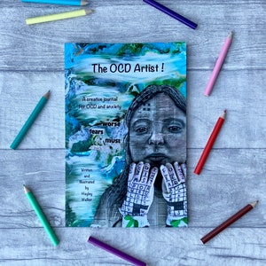 Ocd, journal, self help book, isolation gifts, anxiety, ocd awareness, self care, planner, ocd help, diary, colouring book, anxiety help image 2