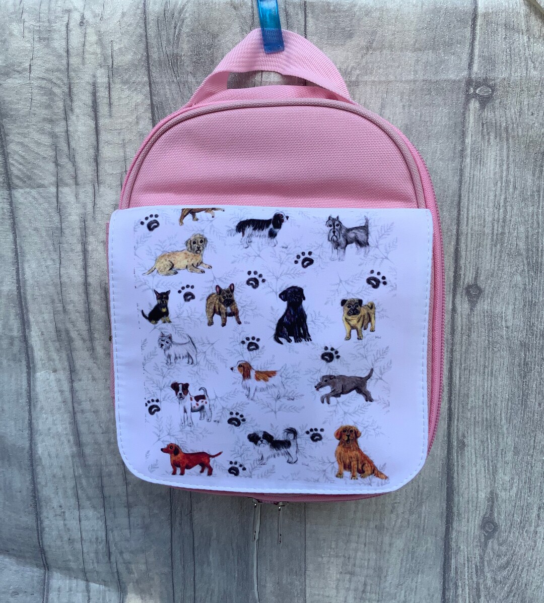 Lunch Bag/ Dog/ Print/ Kids Lunch Box/ Lunch Box/ Food - Etsy UK