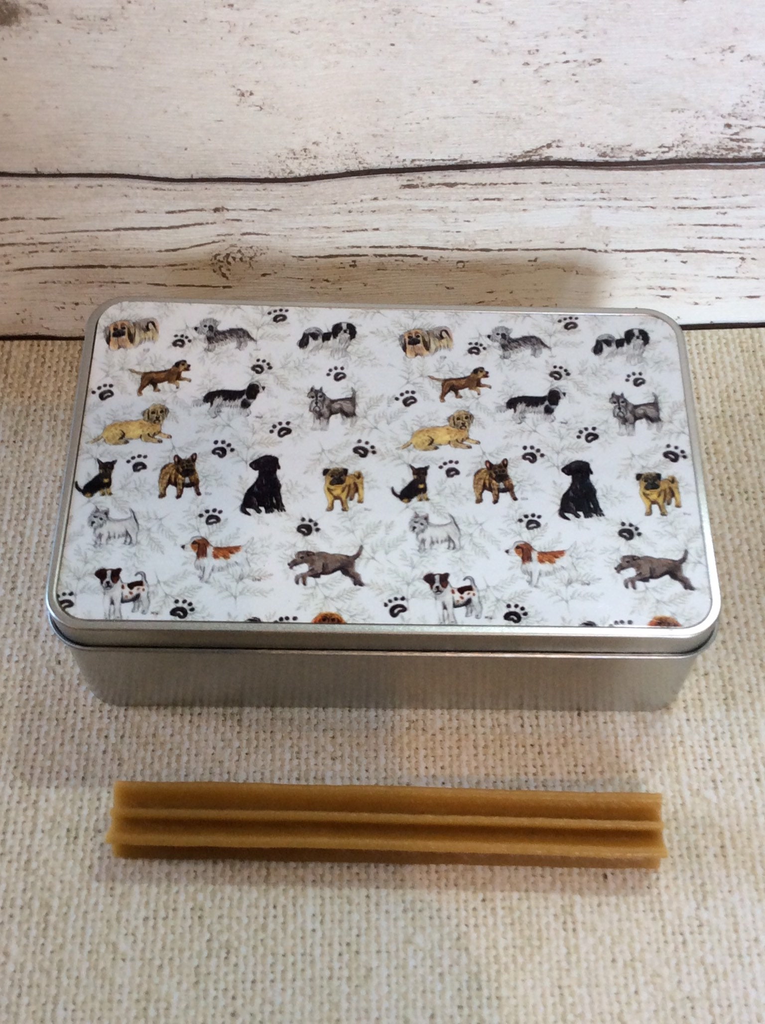 dog biscuit tin
