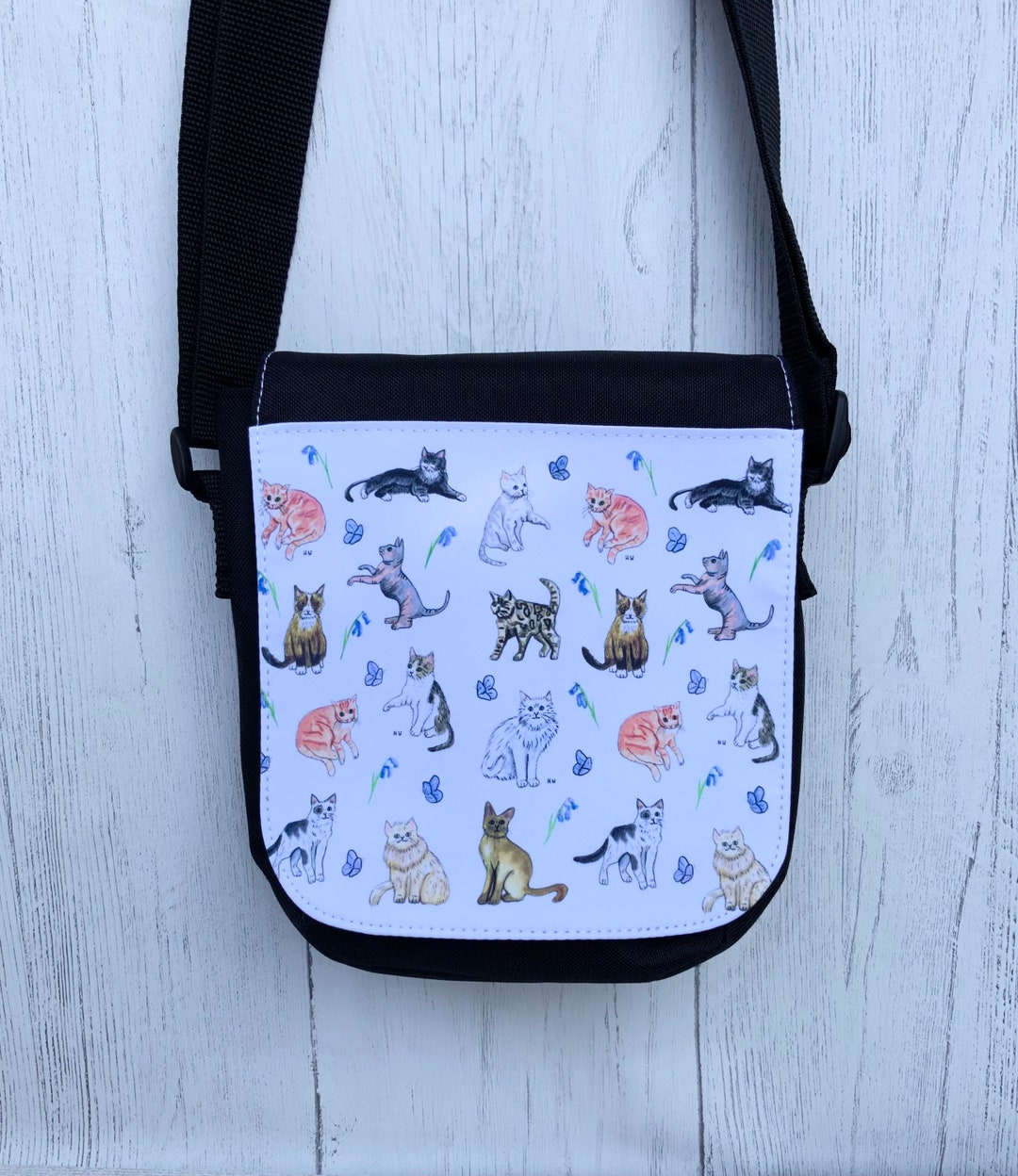 New Cat Messenger Bag Cat Gifts Handbag Bag Shoulder Etsy