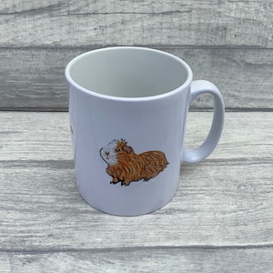 Taza, taza de conejillo de indias, conejillo de indias, taza de cerámica, utensilios de cocina, taza de café, taza divertida, cocina, vasos, regalos de conejillo de indias, regalo de cumpleaños, taza