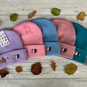 Bonnet de cochon d'Inde | cobaye | bonnet | chapeau de cochon d'Inde | joli bonnet | chapeau d'hiver | bonnet | chapeau | bonnet tricoté | cadeau cochon d'inde
