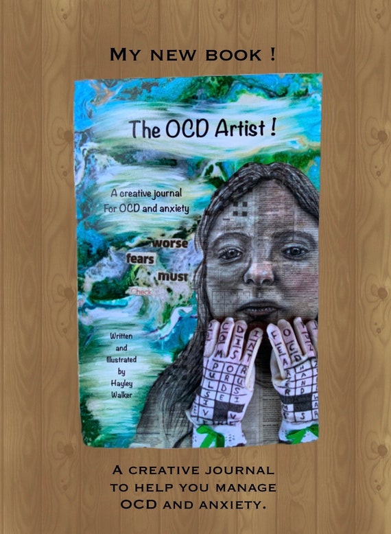 Ocd, journal, self help book, isolation gifts, anxiety, ocd awareness, self care, planner, ocd help, diary, colouring book, anxiety help