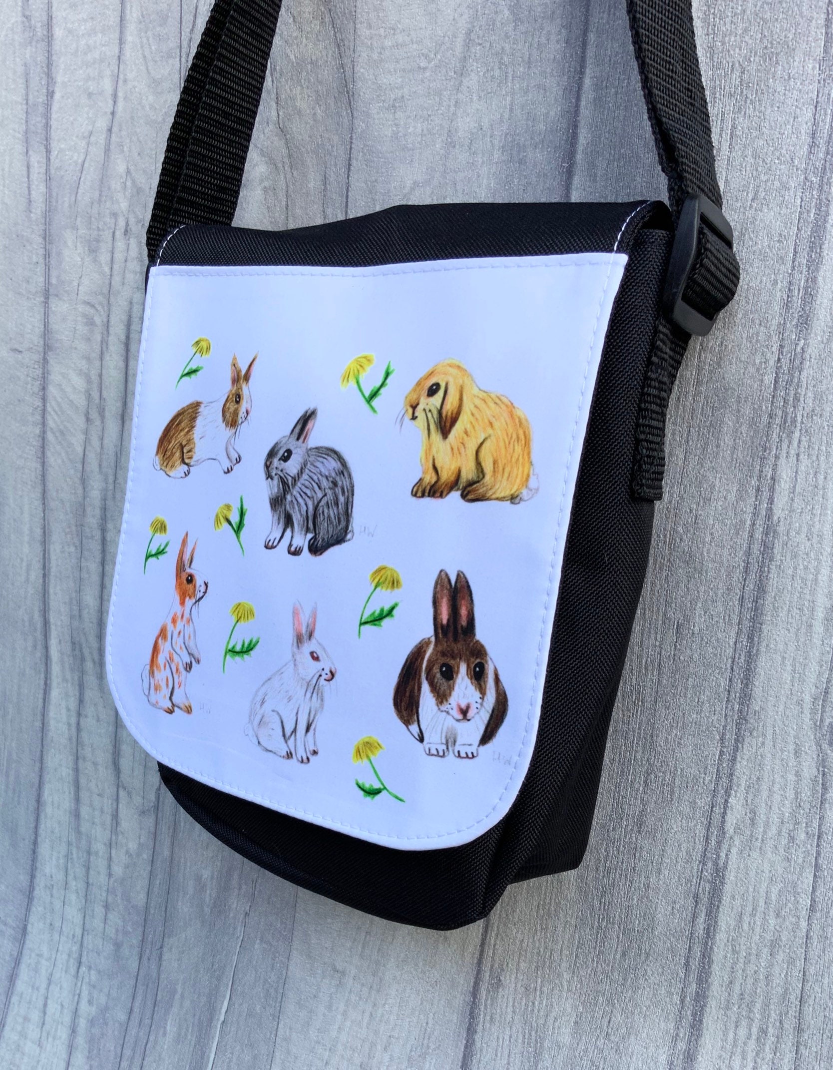 New Rabbit Bunny Messenger Bag Handbag Bag Shoulder Bag Etsy