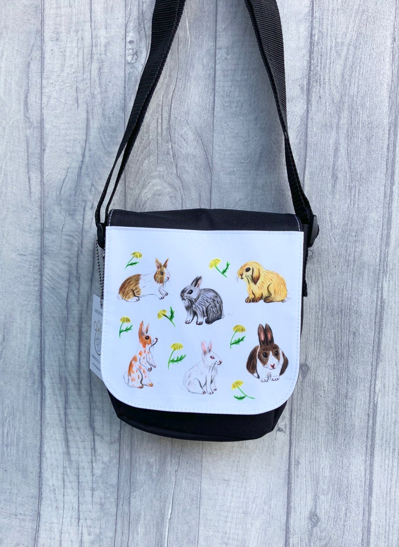 New Rabbit Bunny Messenger Bag Handbag Bag Shoulder Bag Etsy