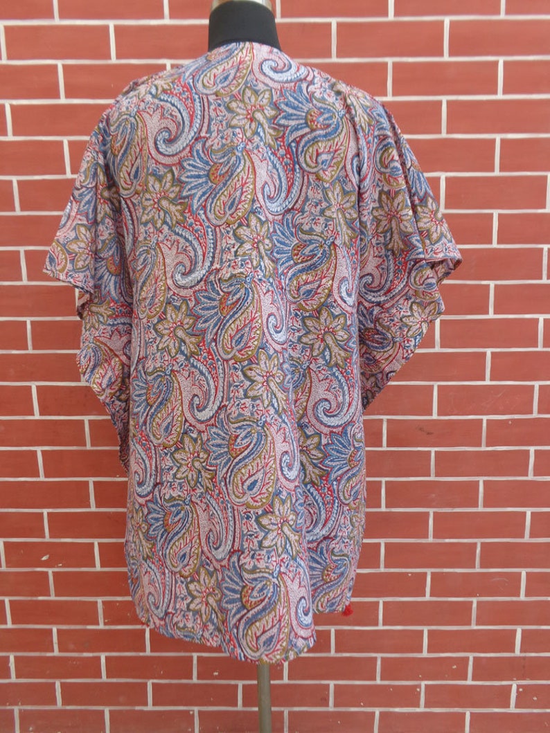 Cotton fabric block print kaftan