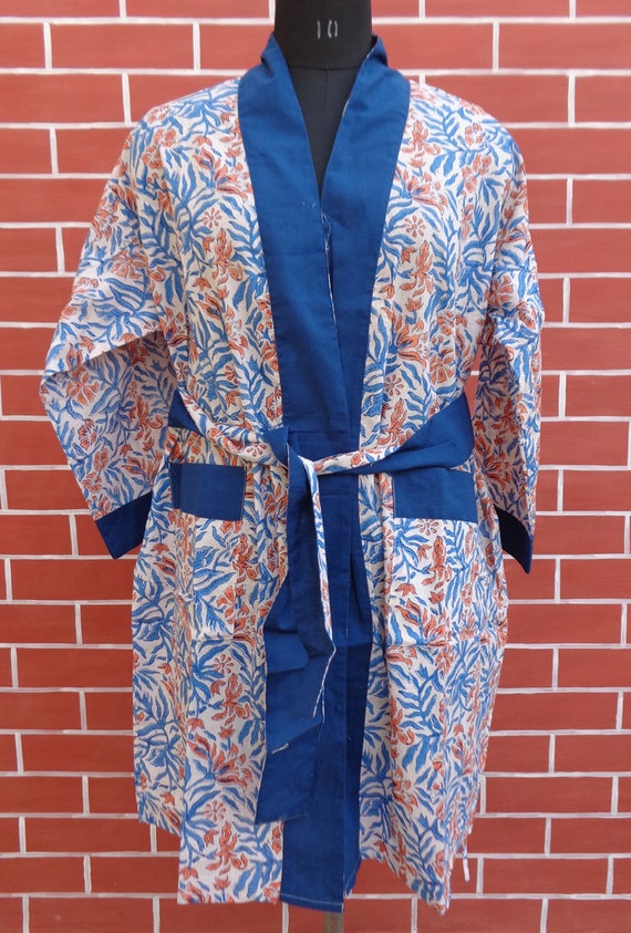 off white dressing gown