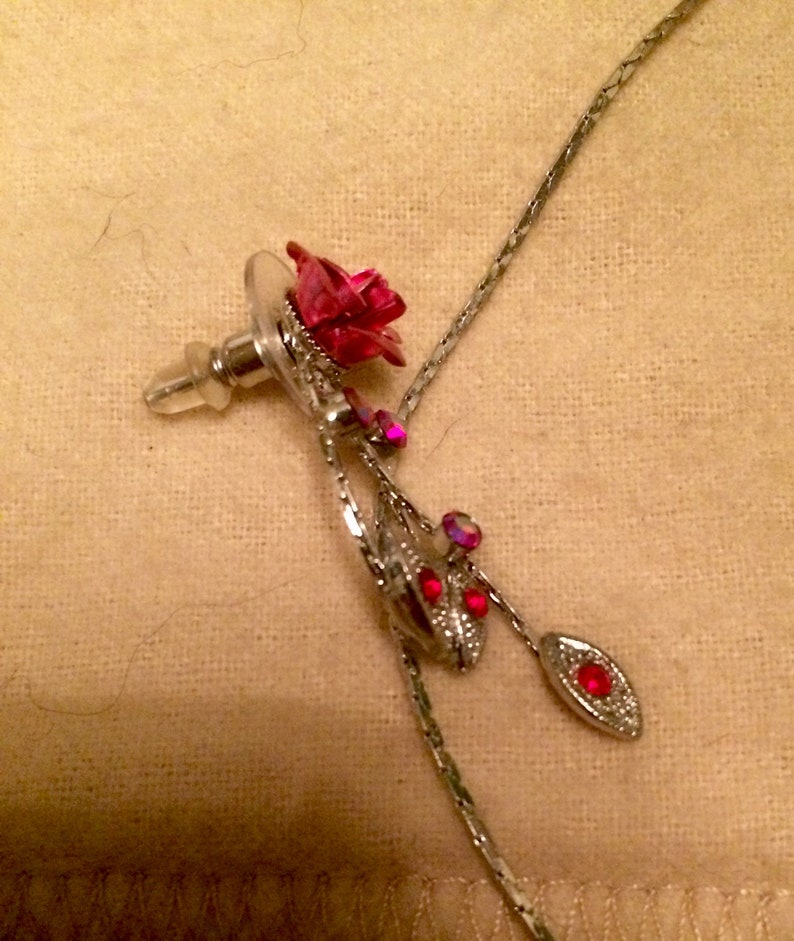 Pink Rhinestone Jewelry Set