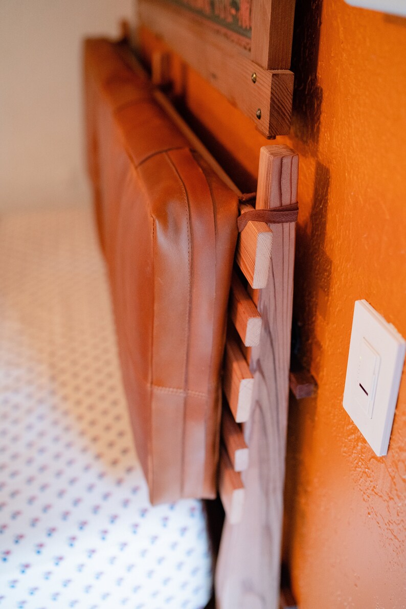 Customized Genuine Leather Headboard Cover Headboard Cushion Etsy