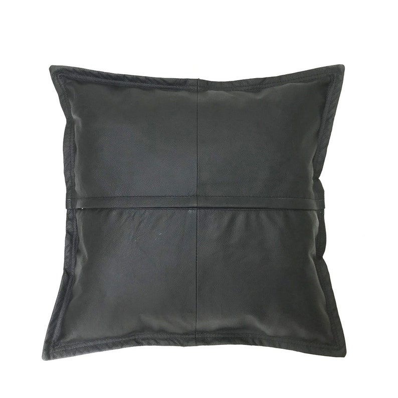 Genuine Leather Cushion Covers 20x20 Inches Soft Leather Etsy