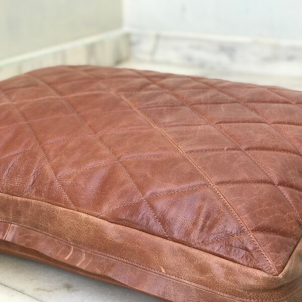 Buy Leather Sofa Cushion Etsy