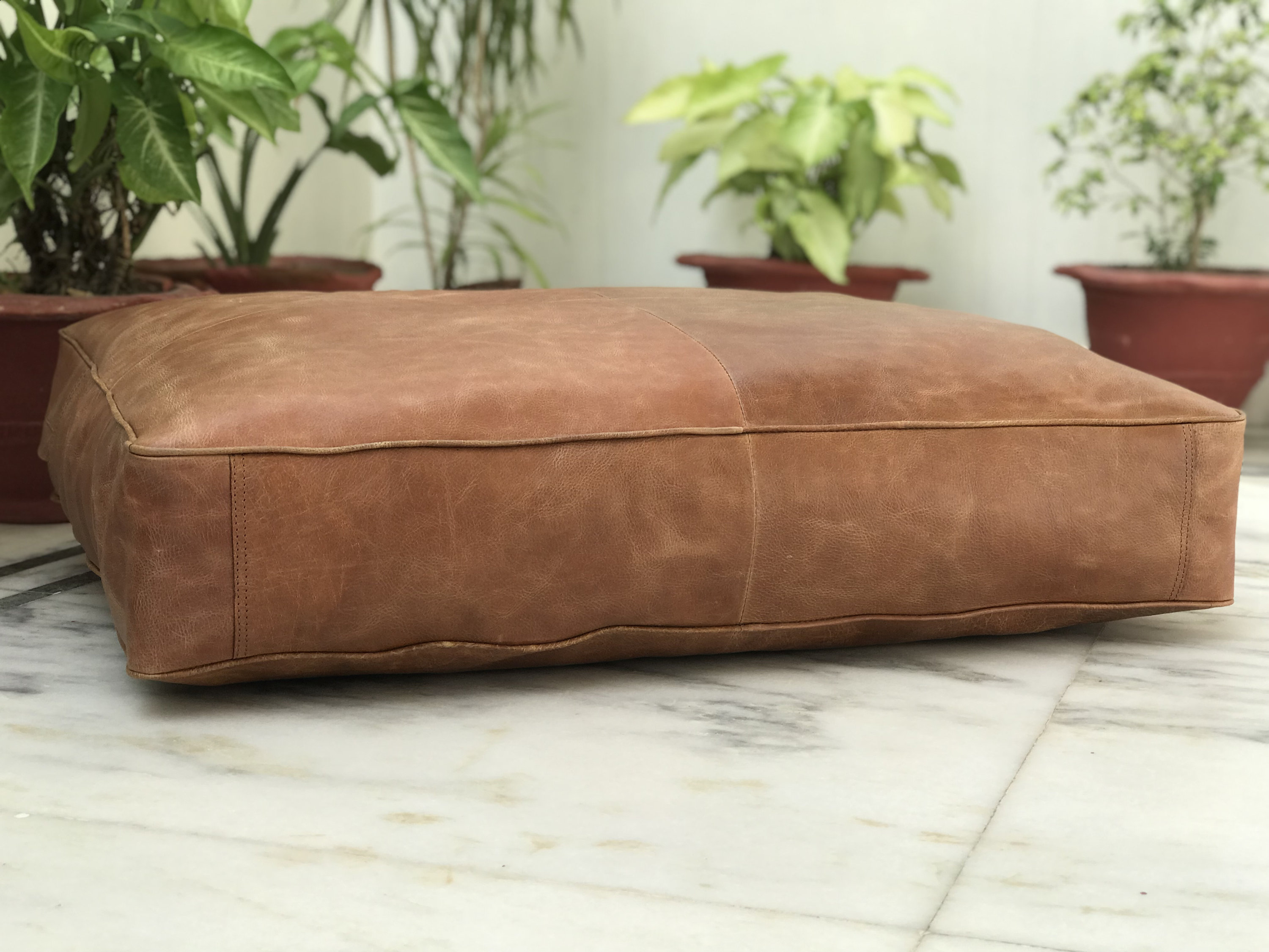 30x20 Customized Genuine Leather Seat Cushion Cover Etsy