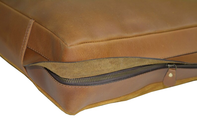 Customized Genuine Leather Seat Cushion Cover Dining Cushion Etsy