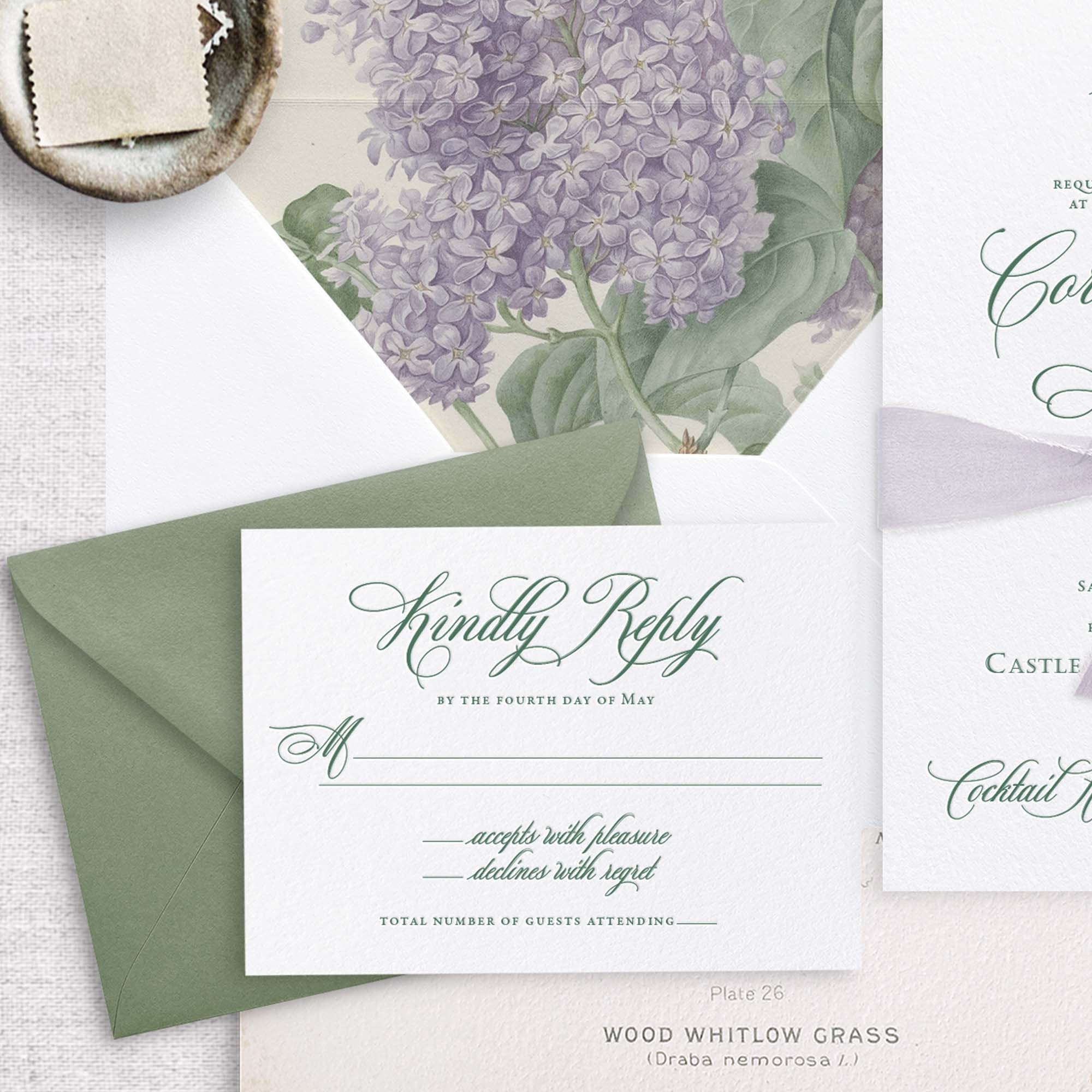 Spring Floral Wedding Invitation, Vintage Floral Wedding Invitation ...