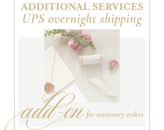 ADD ON - UPS Standard Overnight Shipping
