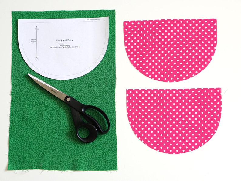 Cute Melon Pouch/Pencil Case Sewing Pattern with Full Instructions Instant PDF Download image 2