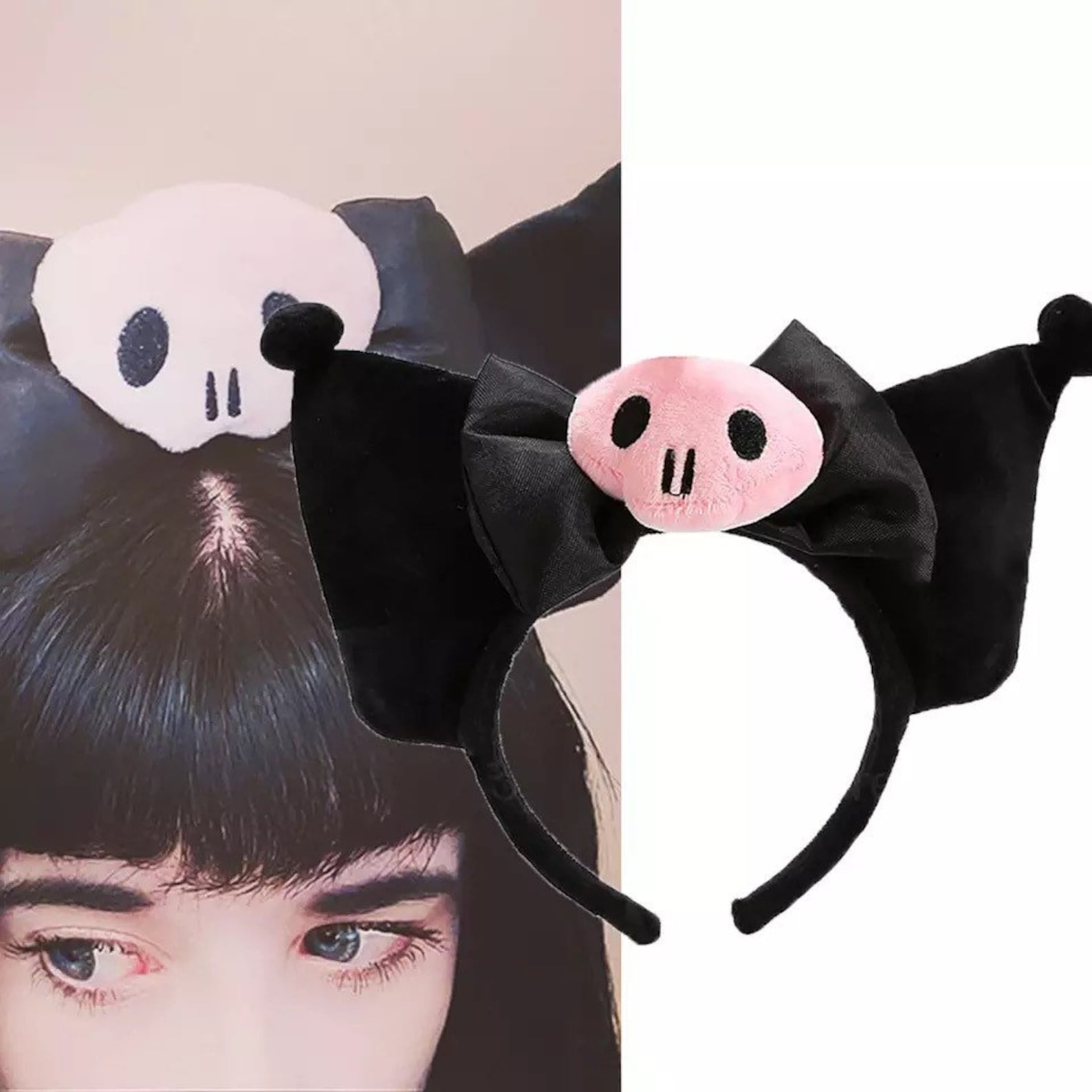 kuromi ears headband