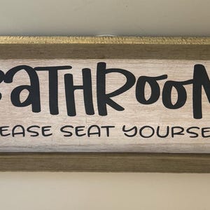 Bathroom Sign