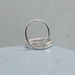 Statement band 925 sterling silver ring, Stacking Ring, Simple Gold Ring, Thick Ring 14k Yellow gold fill, Rose Gold Fill Ring Jewelry