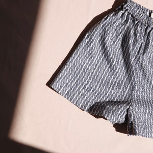 Handmade Cotton Pajama Shorts | Lightweight Printed Lounge Shorts | Soft satin feel | Comfy sleepwear & loungewear