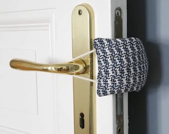 Eco Cotton Door Stopper | Decorative & Functional | Organic Cotton | Soft Door Holder | Recycled Filling | Minimalist Home Accessory