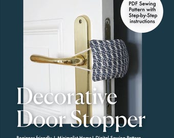 Digital Sewing Pattern – DIY Decorative Door Stop | Instant Download | A4 Printable | Beginner Friendly | Home Decor Craft Project