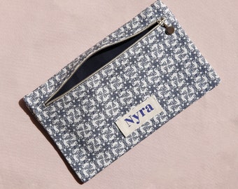 Handmade Organic Cotton Cosmetic Bag | Eco-Friendly Toiletry Pouch | Makeup Organizer | Travel Beauty Bag | GOTS certified