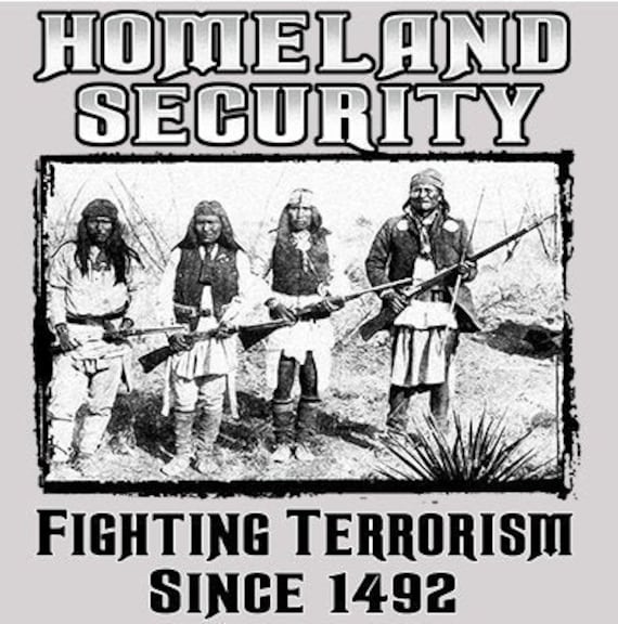 Original Homeland Security Fighting Terrorism Since 1492 3x5
