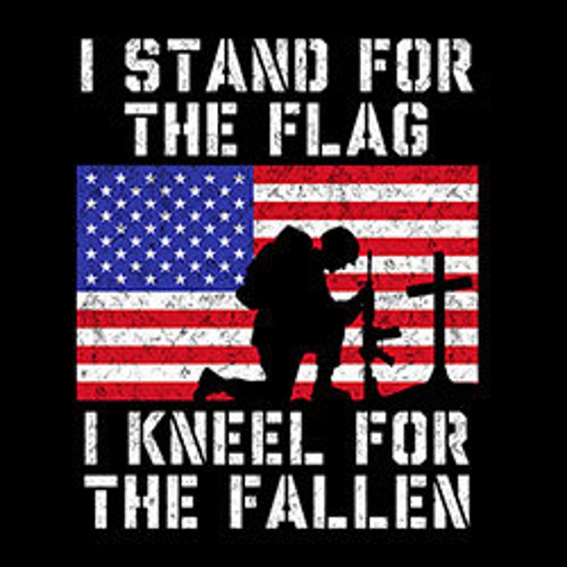i stand for the flag tee shirt
