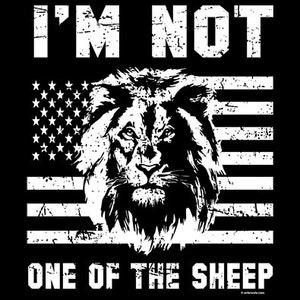 I'm Not One Of The Sheep Lion Flag Shirt