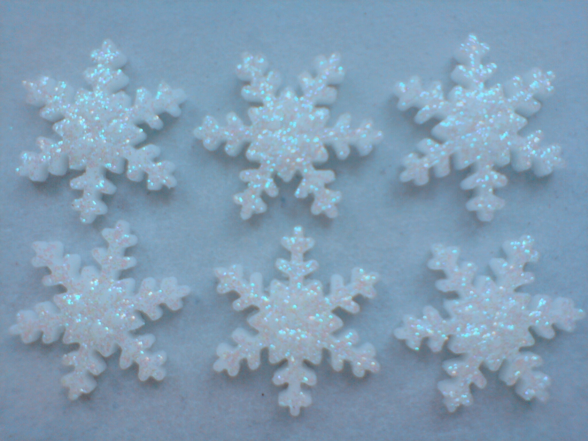 12 Edible Frozen style snowflake cake decorations. Edible snowflake cake  toppers. Edible snowflakes.