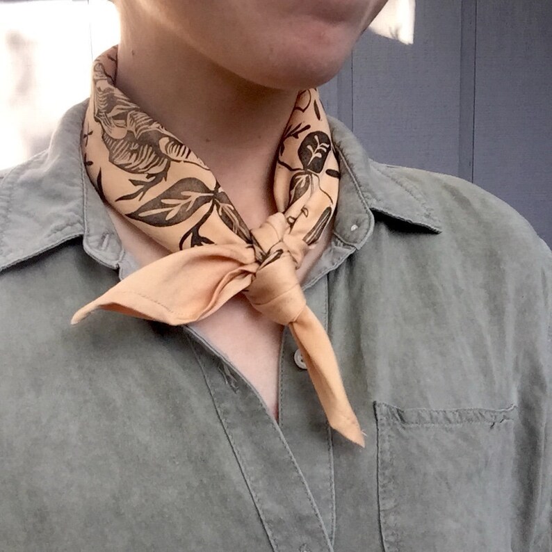 The Original Cowboy Bandana made to Order Block Printed - Etsy