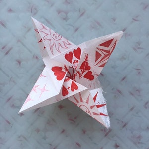 Monedero rompecabezas con estampado en linóleo, plegable, con forma de tarjeta de San Valentín, estilo victoriano