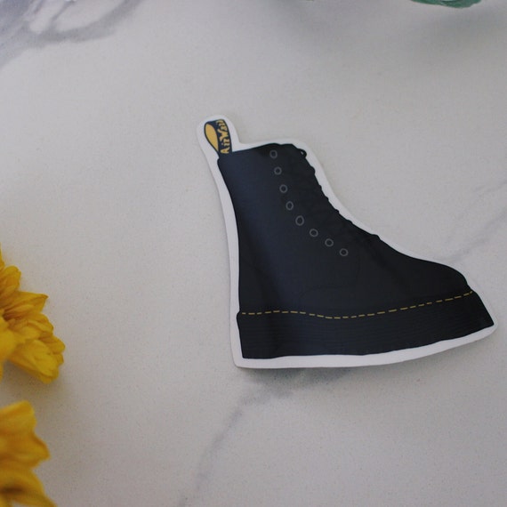 glossy doc martens platform
