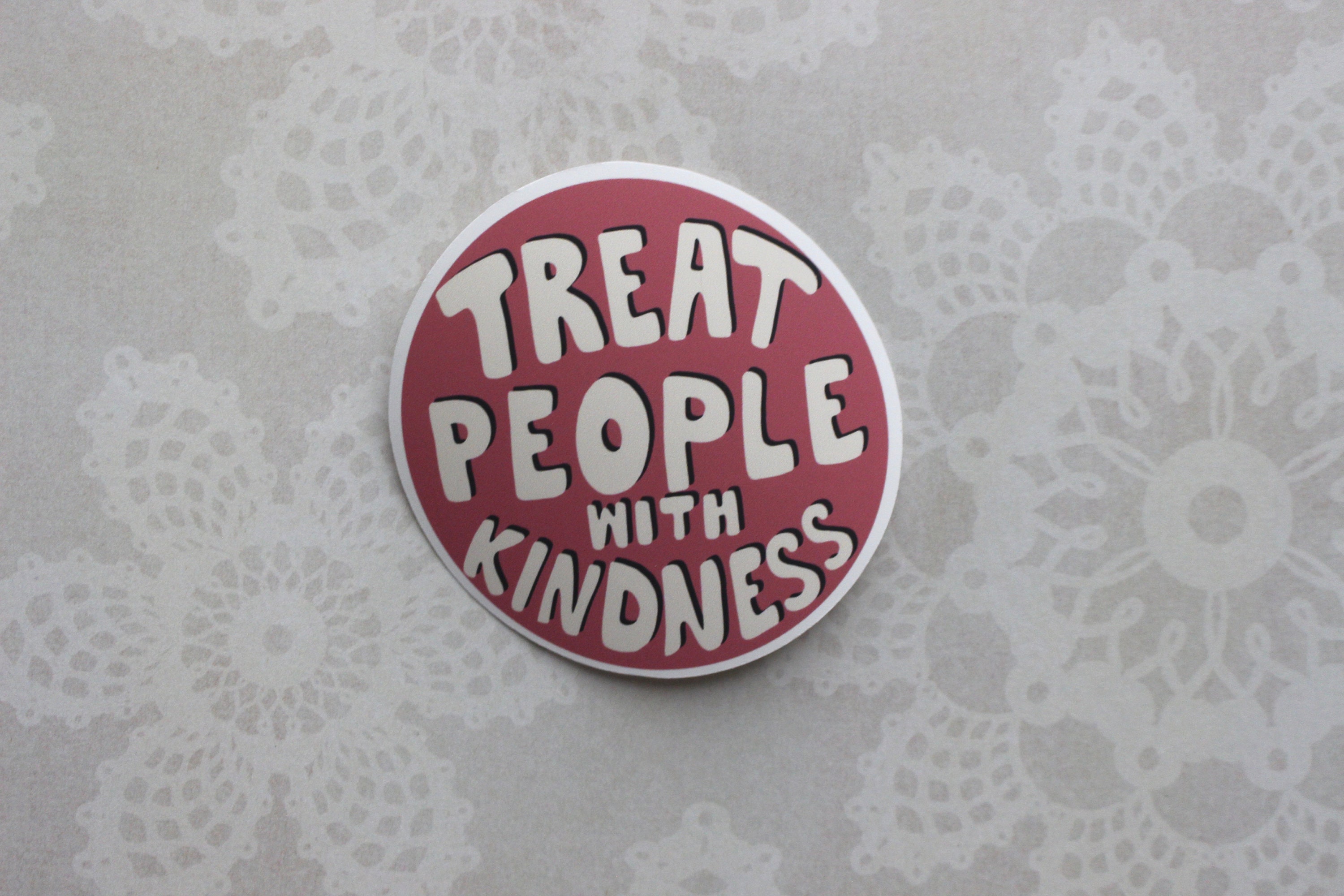 Treat People With Kindness - Harry Styles Sticker - Rock Paper Scissors