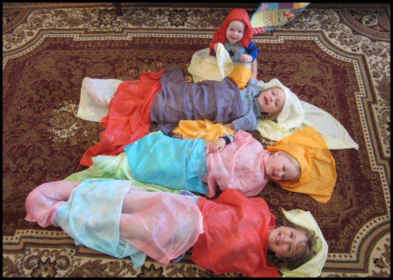 Hand-dyed Silks in many sizes and colors for open-ended image 1