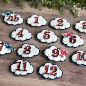 Airplane Monthly Milestone Banner | Vintage Airplane Photo Banner ...