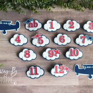 Airplane Monthly Milestone Banner | Vintage Airplane Photo Banner ...