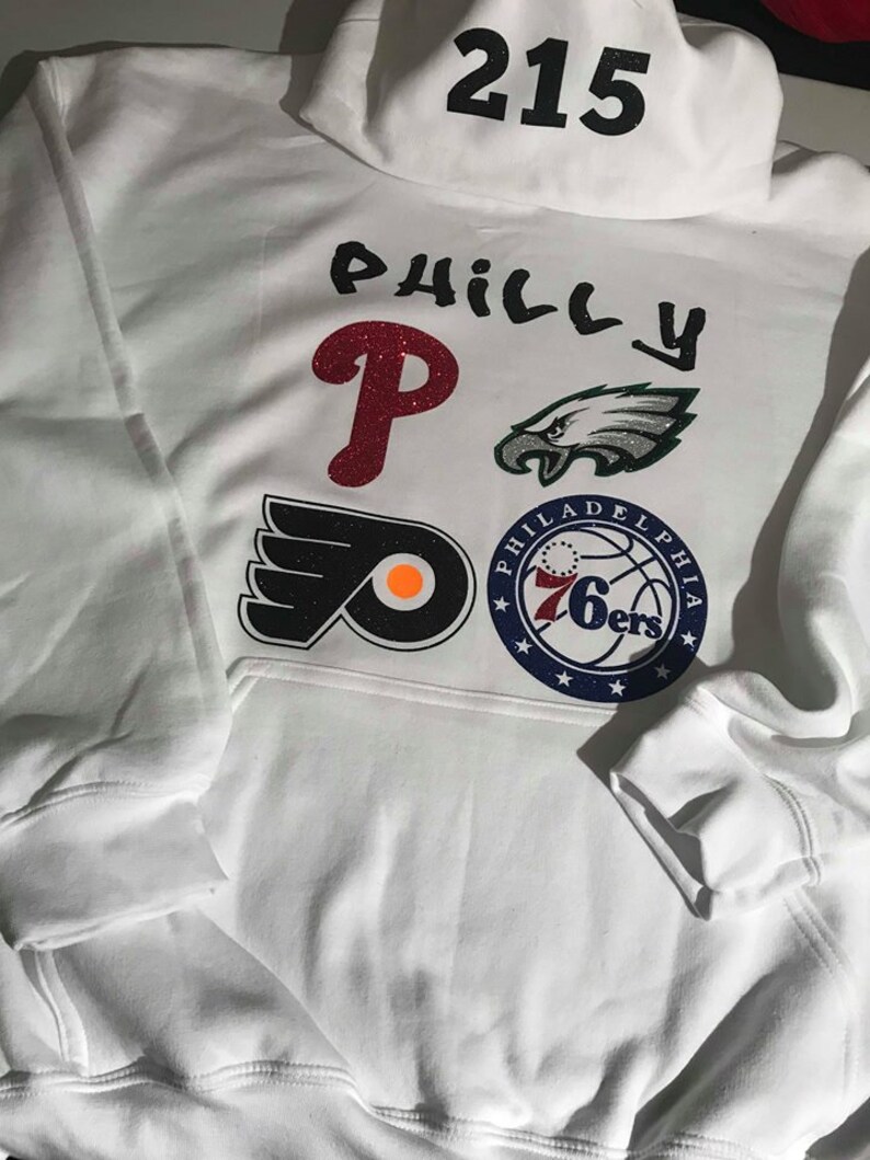 Philly Sports Hoodie// 215 Hoodie/ Philadelphia Sports// Etsy UK