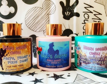 Disney inspired Reed Diffuser 100 ml , choose one of our scents from the drop down box , last for 8 - 10 weeks vegan ,