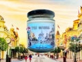 The smell of main street 8 oz Glass Candle Jar  , Disney Inspired Candle Magic Kingdom Cruelty free and vegan