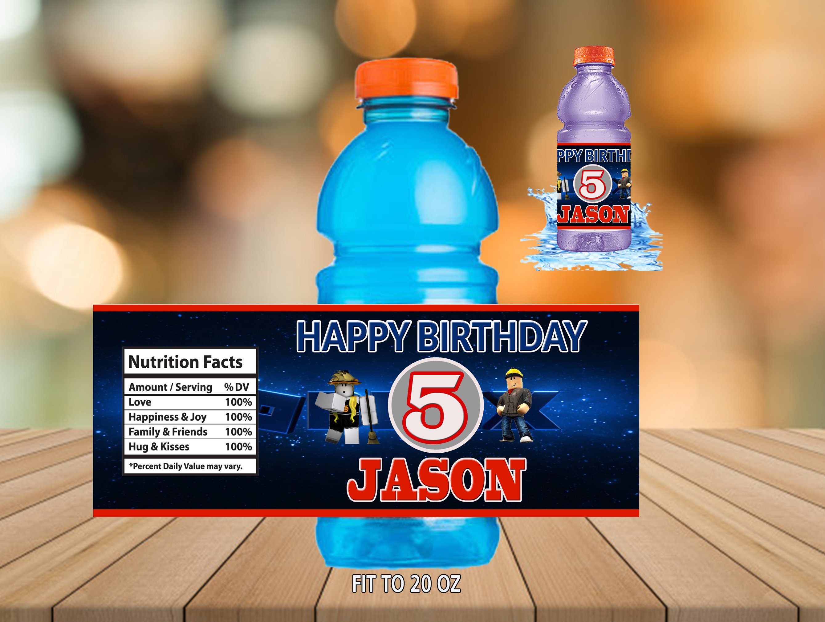 Gatorade label template